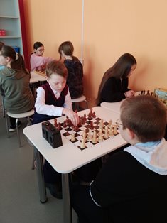 Районные соревнования  по шахматам "Белая Ладья"