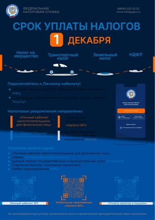 Исполнение налоговых уведомлений